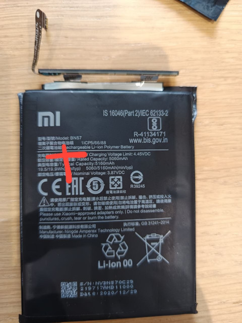 Battery with BMS